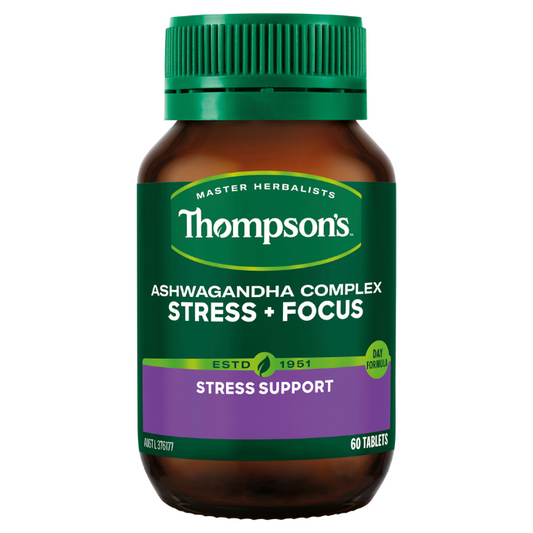 Thompson's Ashwagandha Complex Stress + Focus 60 Tablets