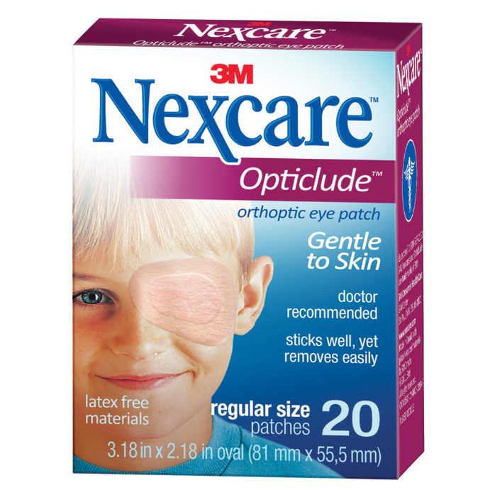 NEXCARE Opticlude™ Orthoptic Eye Patch Regular 20 Pack