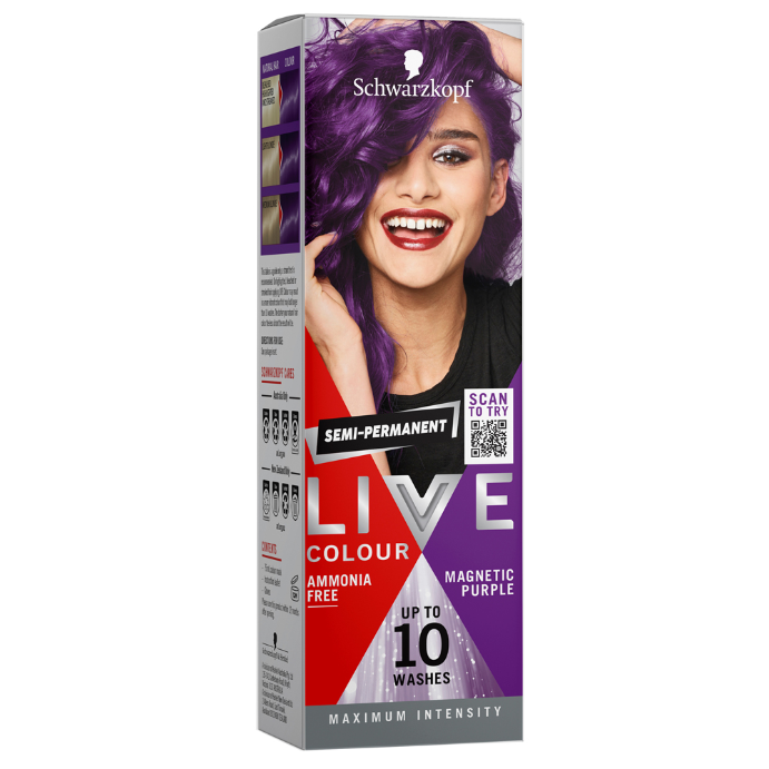 Schwarzkopf LIVE Colour Ultra Brights Magnetic Purple 75mL