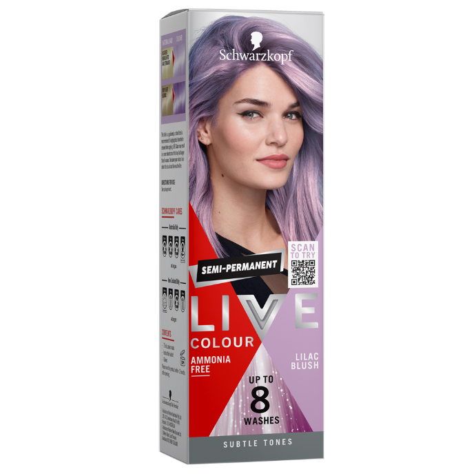 Schwarzkopf LIVE Colour Pastels Lilac Blush 75mL