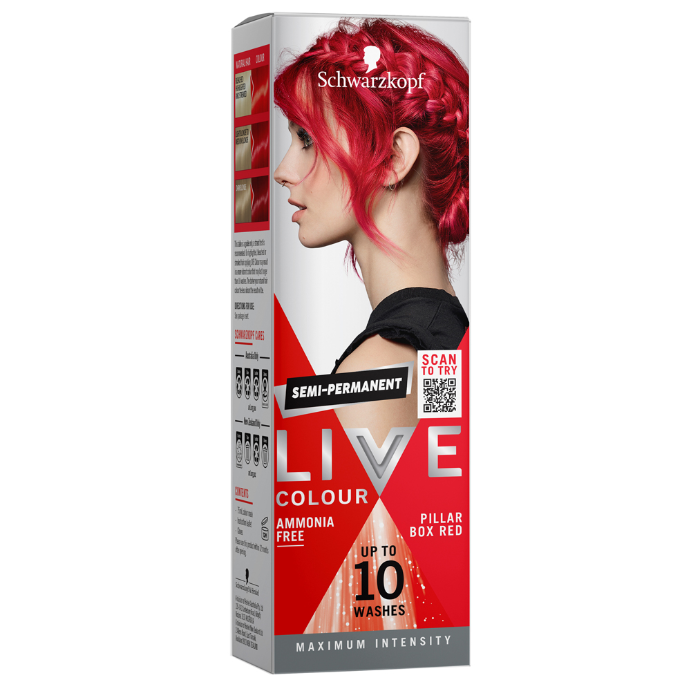 Schwarzkopf LIVE Colour Ultra Brights Pillar Box Red 75mL
