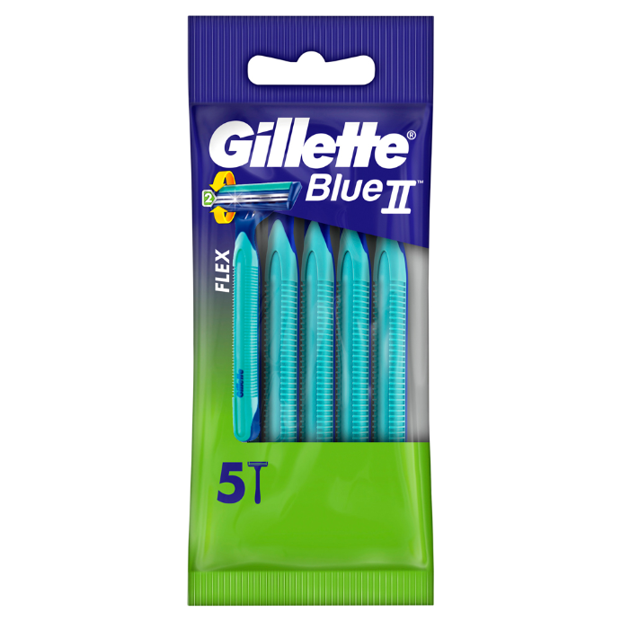 Gillette Blue II Plus Disposable Razor 5 Pack