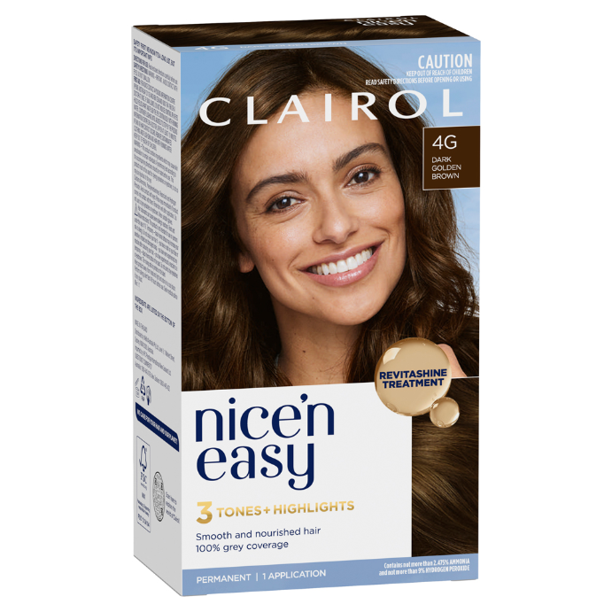 Clairol Nice 'N Easy 4g Dark Golden Brown Permanent Hair Colour 1 Pack