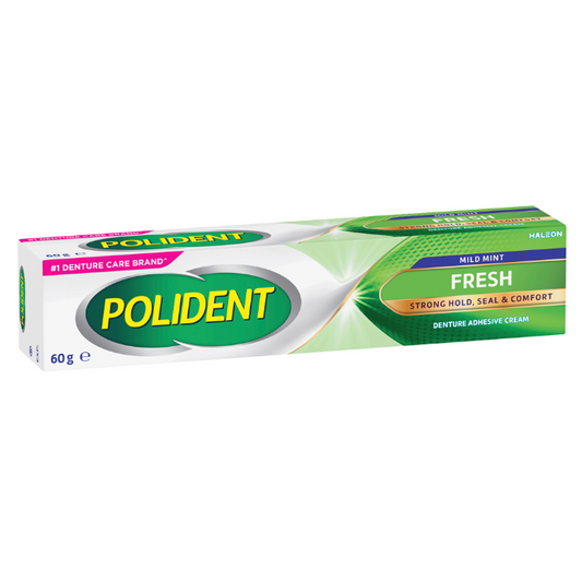Polident Denture Adhesive Cream Fresh 60g