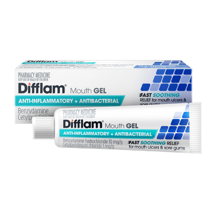 Difflam Anti-inflammatory Mouth Gel Peppermint 10g