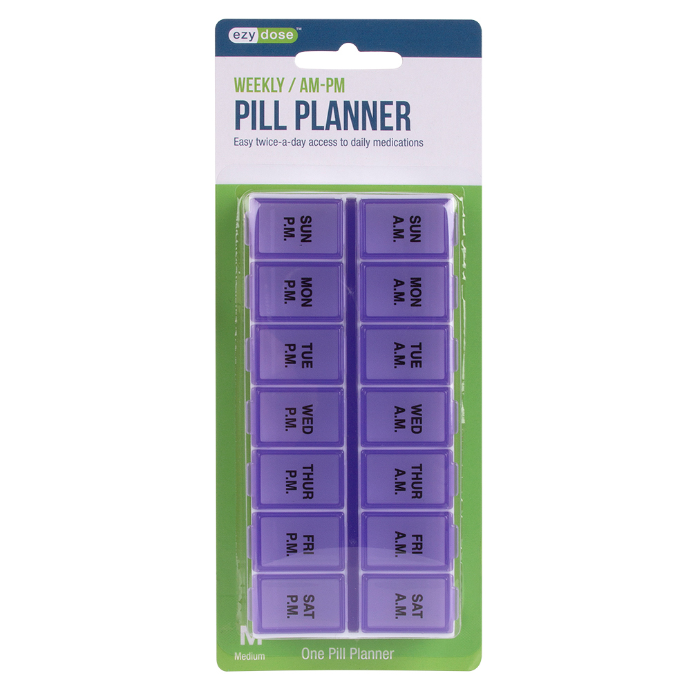 Ezy Dose 7 Day AM & PM Pill Reminder