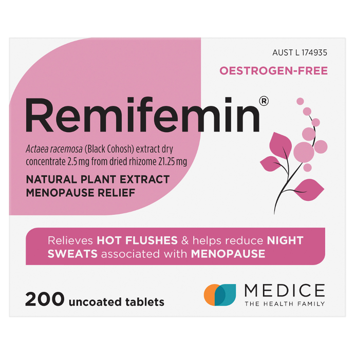 Remifemin Natural Plant Extract Menopause Relief 200 Tablets