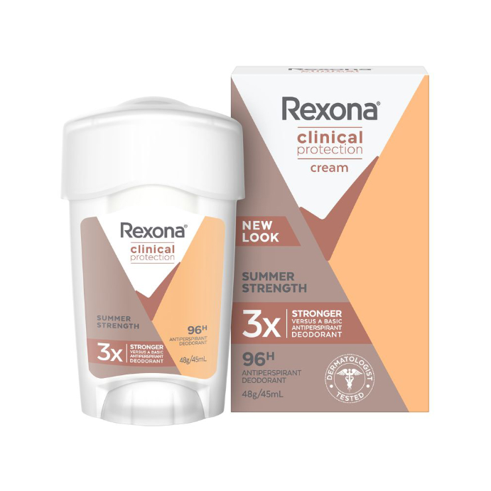 Rexona Clinical Protection Antiperspirant Deodorant Summer Strength 45mL