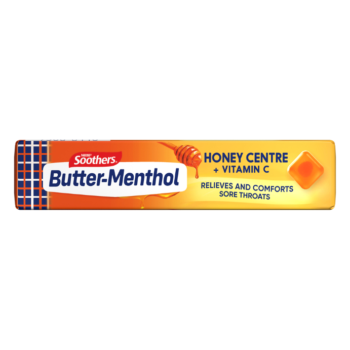 Butter Menthol Honey Centre 10 Lozenges