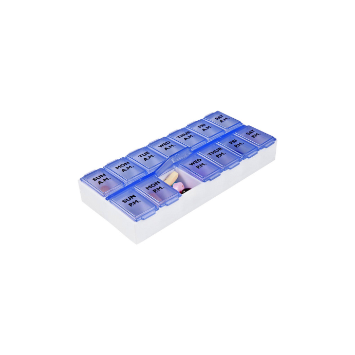 MAKING LIFE EASY Pill Reminder 7 Day AM/PM