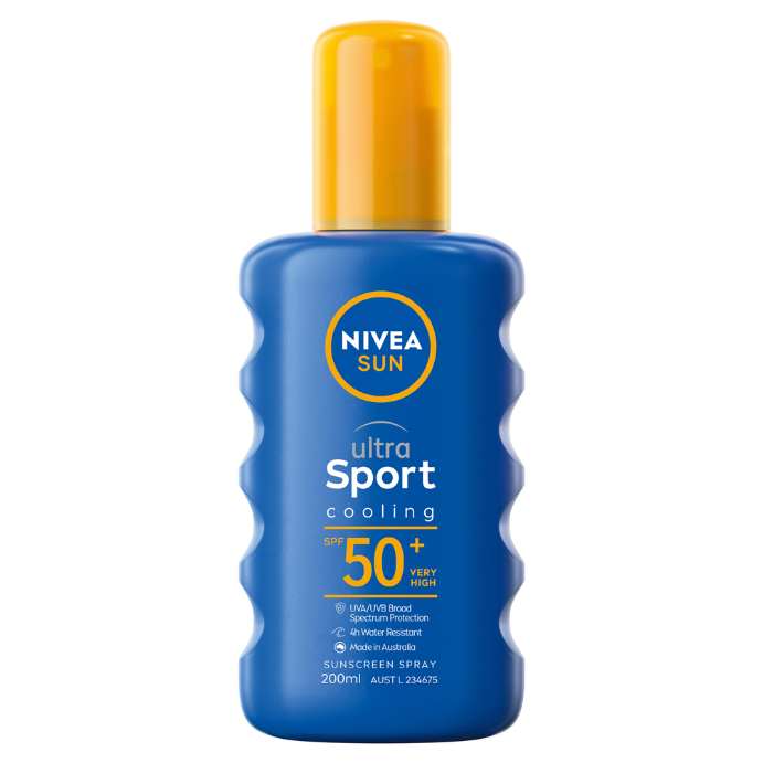 NIVEA Sun Sunscreen Spray Ultra Sport SPF50+ 200mL