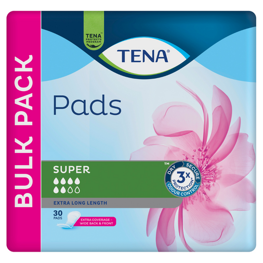 Tena Super Extra Long Length 30 Pack