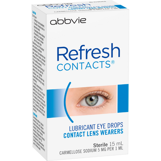 Refresh Contacts Lubricant Eye Drops 15mL