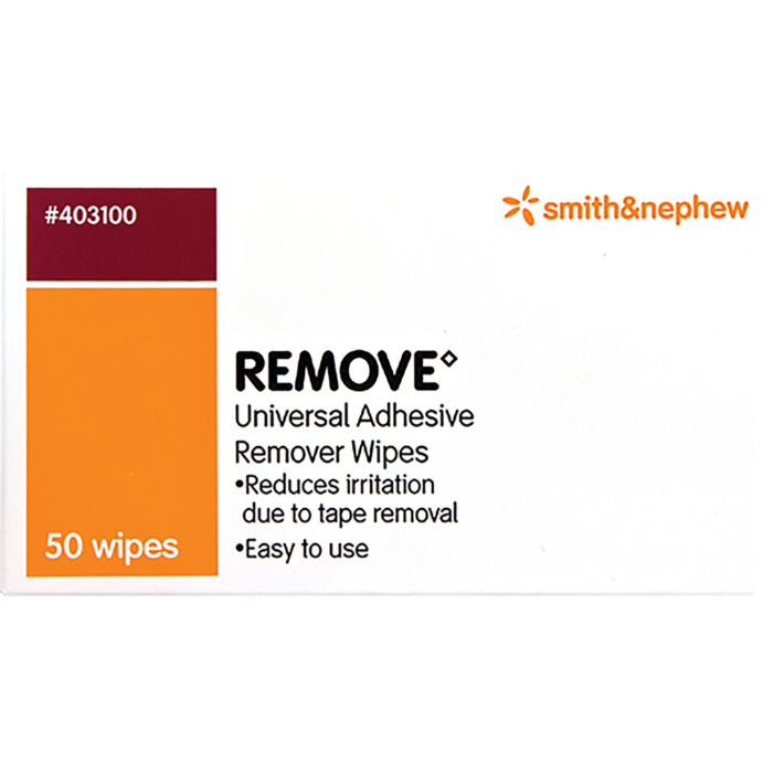 SMITH & NEPHEW REMOVE Adhesive Remover Wipes 50 Pack