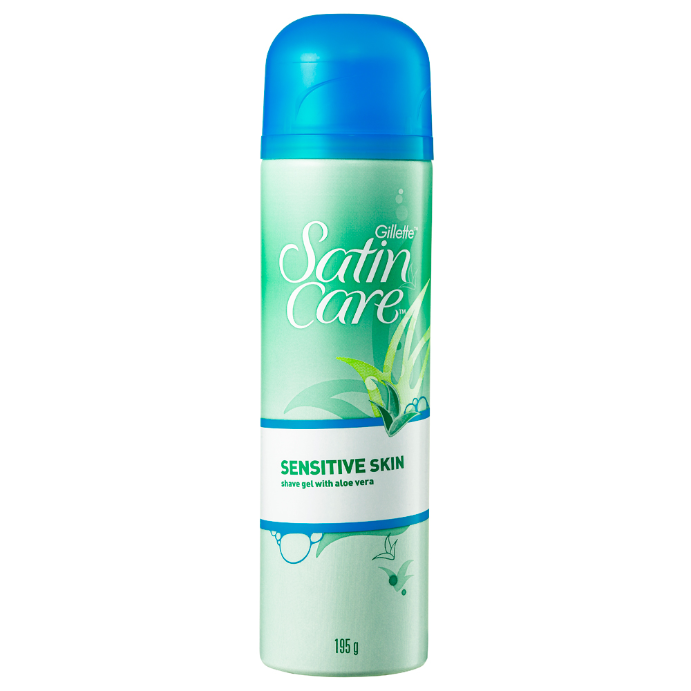 Gillette Venus Satin Care Sensitive Aloe Vera Scented Shaving Gel 195g