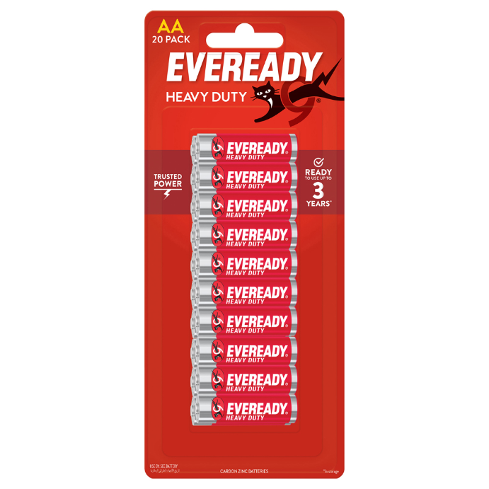 Eveready Value Pack AA Batteries 20 Pack