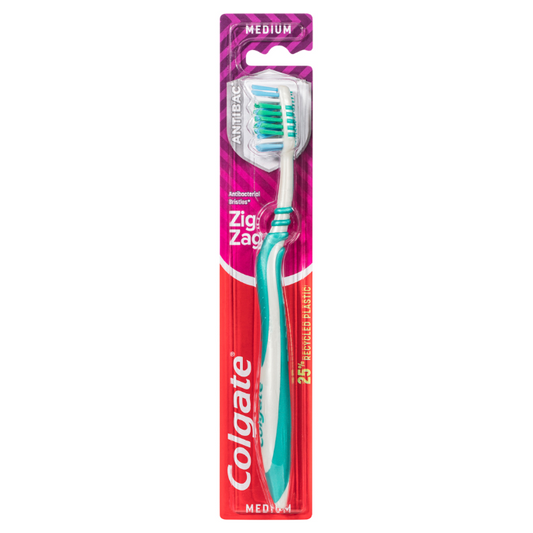 Colgate ZigZag Adult Toothbrush Soft Medium