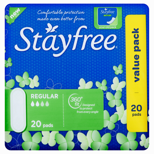 Stayfree Regular 20 Pack