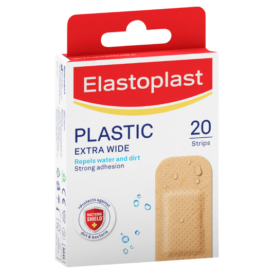 Elastoplast Plastic Strip Extra Wide 20 Pack