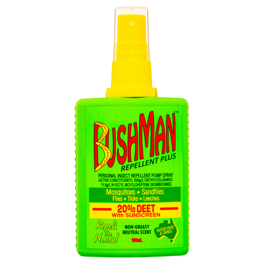 Bushman Repellent Plus 20% DEET with Sunscreen 100mL