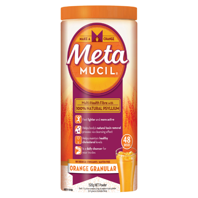 Metamucil Daily Fibre Supplement Orange Granular 48 Doses 528g