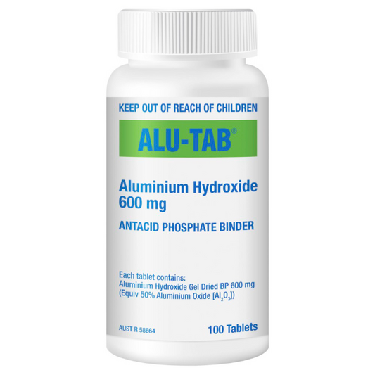 ALU Tablets Aluminium Hydroxide 600mg 100 Tablets