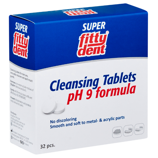 FITTY DENT Cleansing Tablets pH 9 Formula 32 Pack