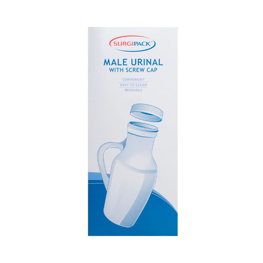 SurgiPack Male Urinal W/Lid 6362