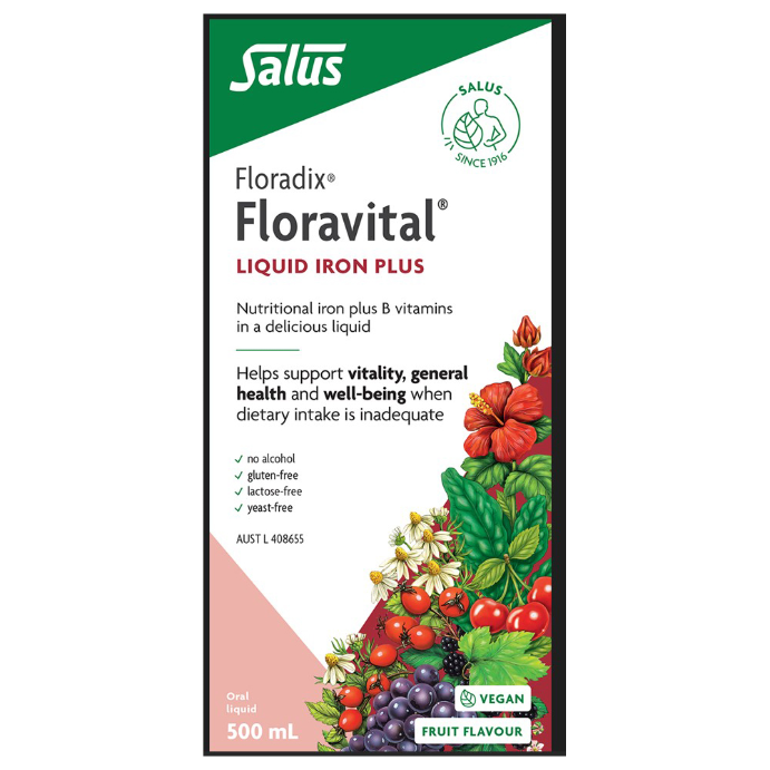 Floradix Floravital Liquid Iron Plus 500mL