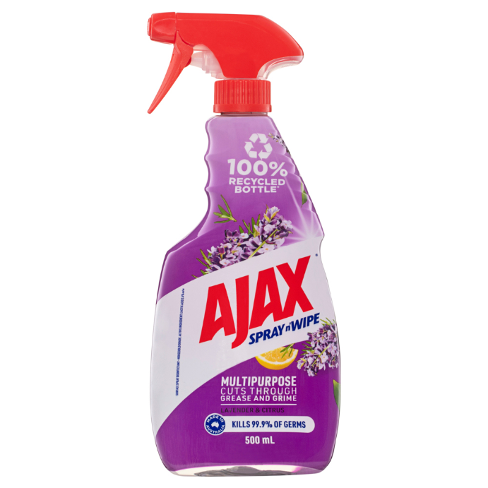 AJAX Spray n' Wipe Lavender & Citrus 500mL