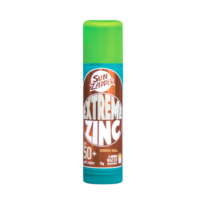 SUN ZAPPER Extreme Zinc Stick Green Sea 15g