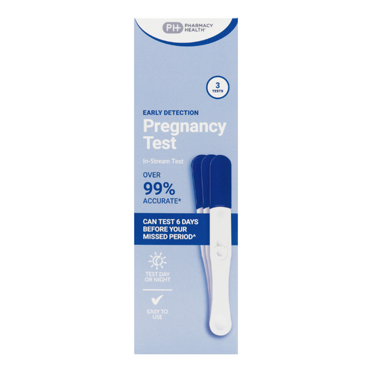 PHARMACY HEALTH Early Detect Preg Tst Midstream 3 Pack