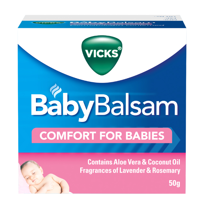 Vicks Baby Balsam Moisturising and Soothing Rub 50g