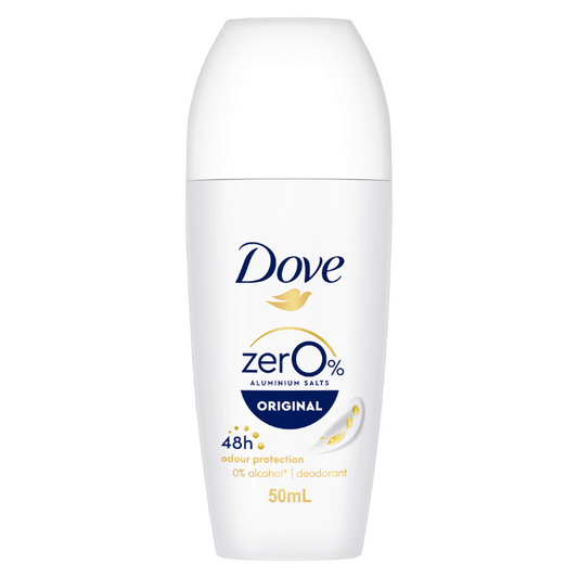 Dove Women Zero % Aluminium Salts 48H Roll-On Original 50mL