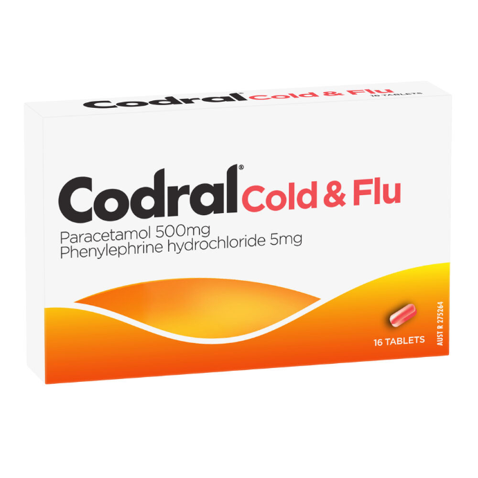 CODRAL® Cold & Flu 16 Tablets