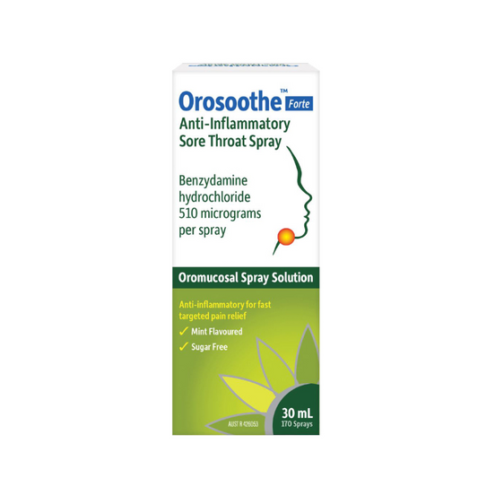 OROSOOTHE FORTE SORE THROAT SPRAY 30 MLOrosoothe Forte Sore Throat Spray 30mL