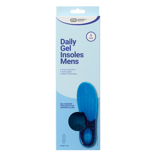 Ph Daily Gel Insoles Mens 1 Pr