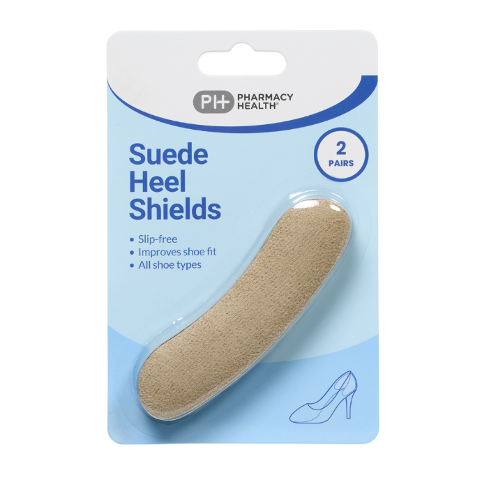 Ph Suede Heel Shields 2 Pr