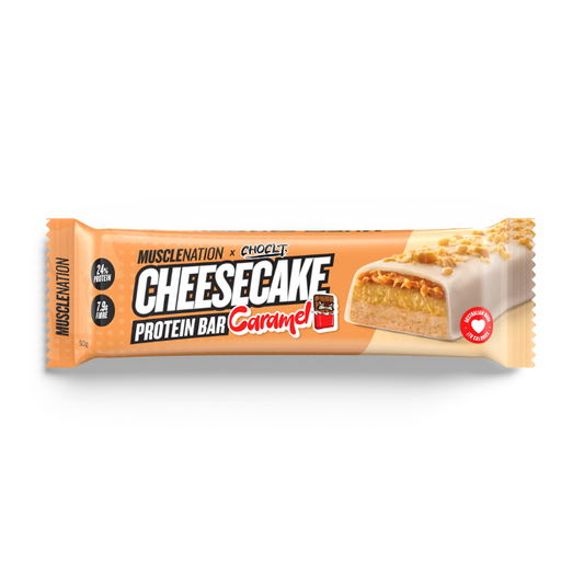 Muscle Nation Cheesecake Protein Bar Caramel 50g