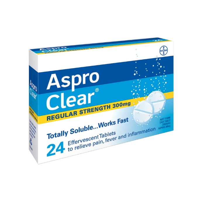 Aspro Clear Regular Strength 24 Tablets