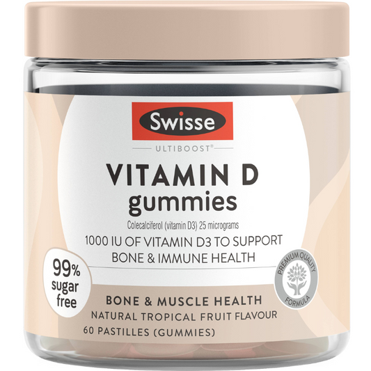 Swisse Ultiboost Vitamin D Gummies 60 Pastilles