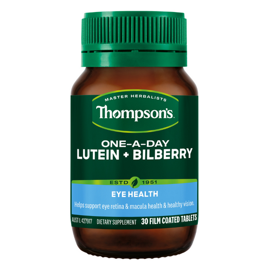 Thompson's One-A-Day Lutein + Bilberry 30 Tablets