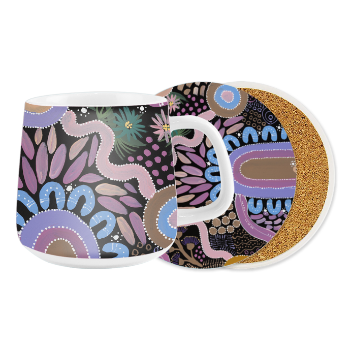 DUSTIN-KOA Mug & Coaster 2 Piece Set