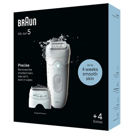 Braun Silk-épil 5 Epilator + 4 Extras