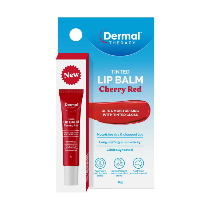 Dermal Therapy Tinted Lip Balm Cherry Red 8g