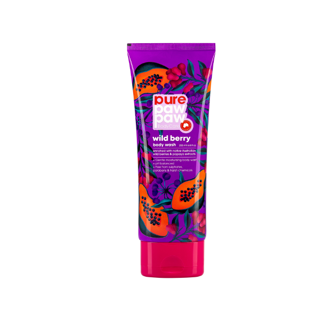 Pure Paw Paw Body Care- Wild Berry Wash 200mL
