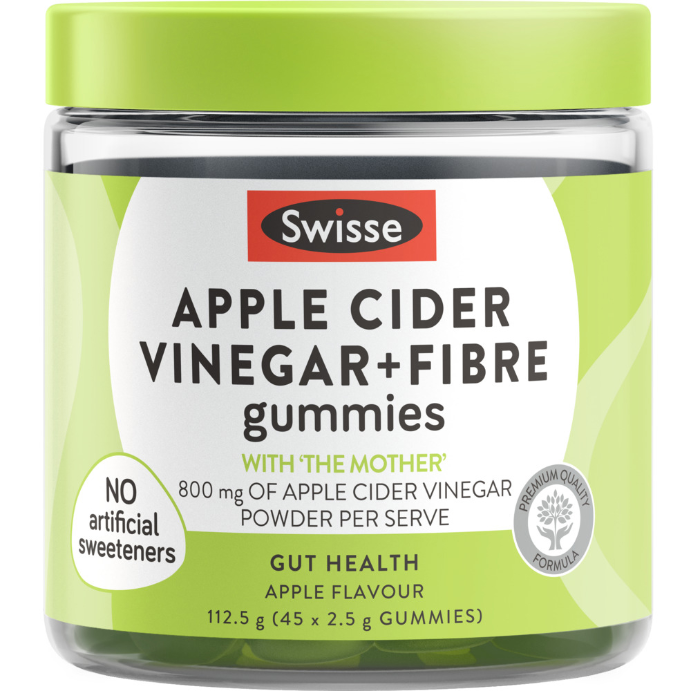 Swisse Apple Cider Vinegar + Fibre 45 Gummies