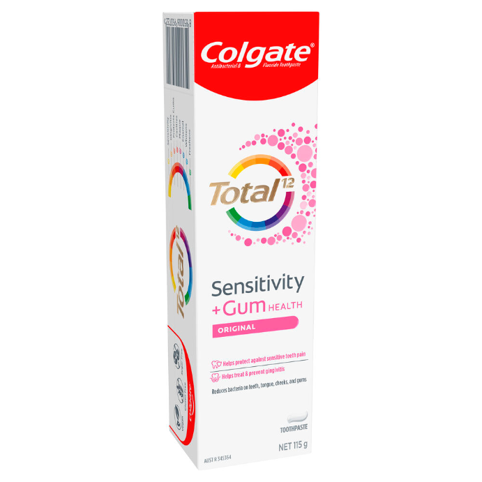Colgate Total12 Sensitivity + Gum Health Original Toothpaste 115g
