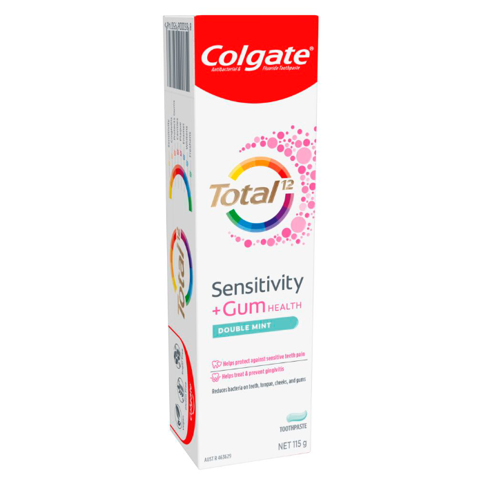Colgate Total12 Sensitivity + Gum Health Double Mint Toothpaste 115g