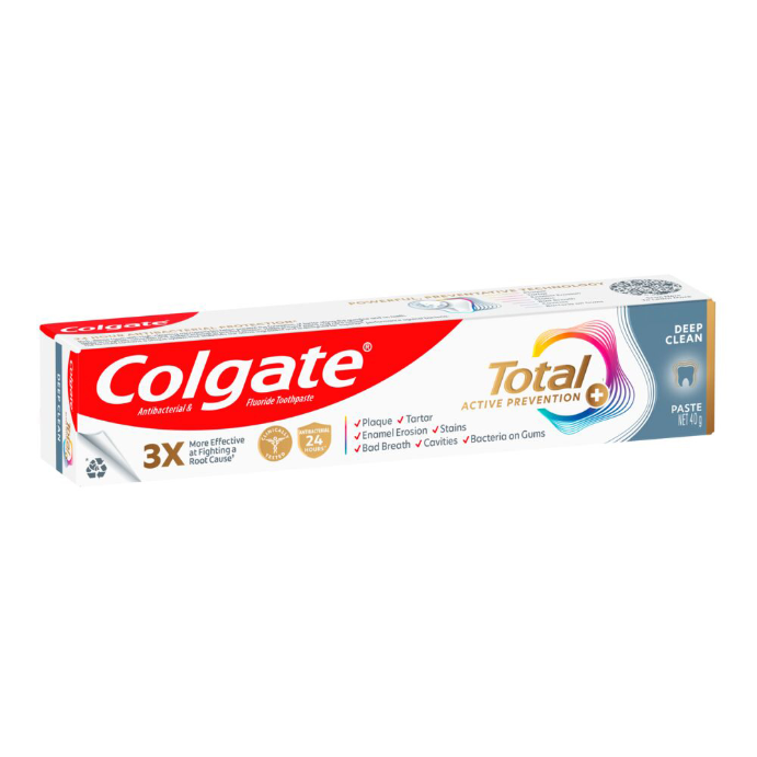 Colgate Total Active Prevention+ Deep Clean Toothpaste 40g